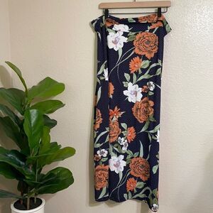 POPANA | floral print maxi skirt